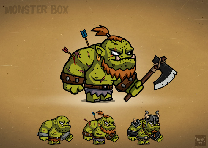 Orc Character, monster